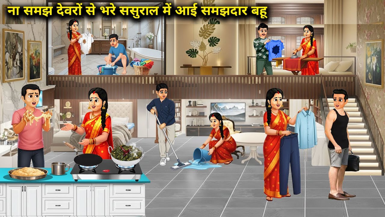 ना समझ देवरों से भरे ससुराल में आई समझदार बहू|A Wise Daughter-In-Law Came To Her In-Laws' House Full