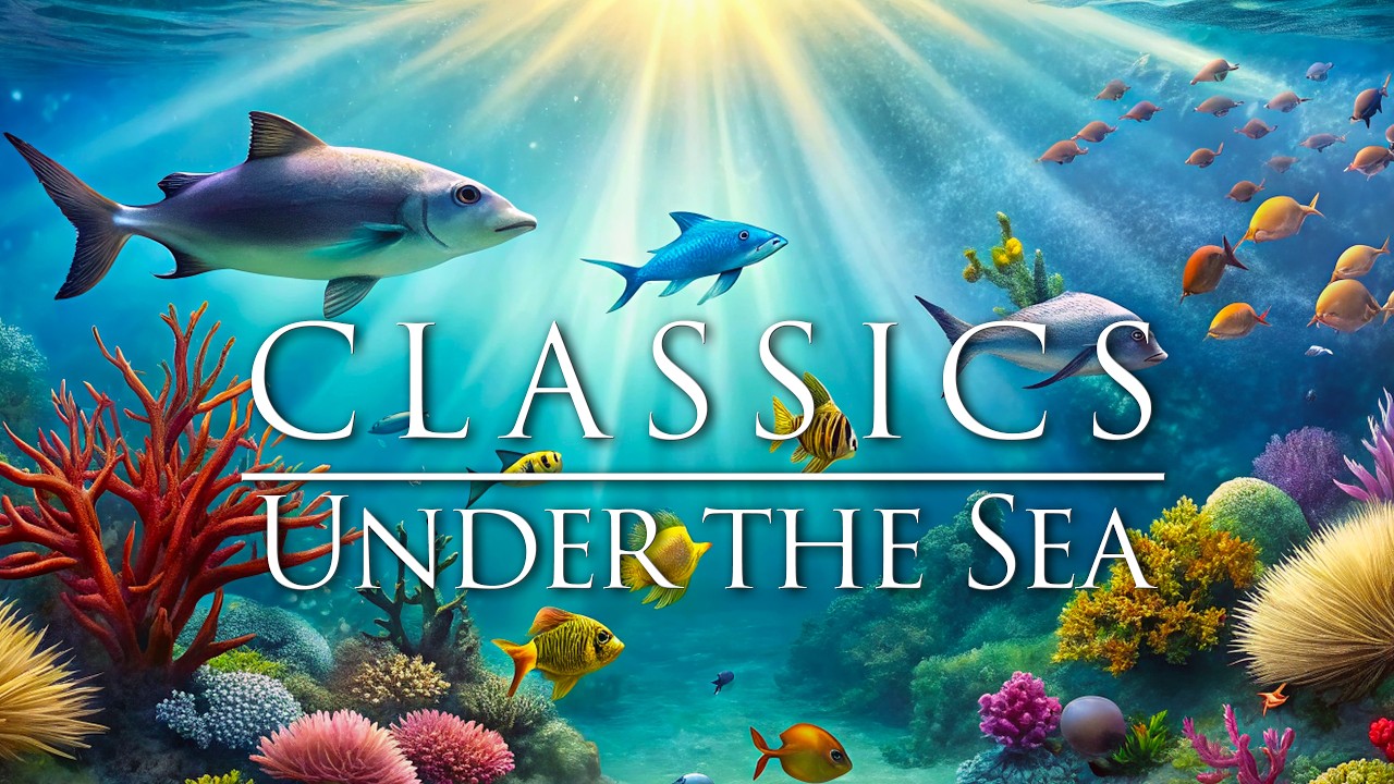 Classical Music under the Sea | Stunning Reef Life & Underwater Wonders in 4K