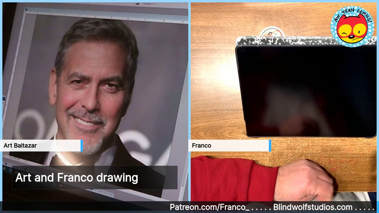 Art and Franco Drawing and Talking Live Stream (March 23, 2020)