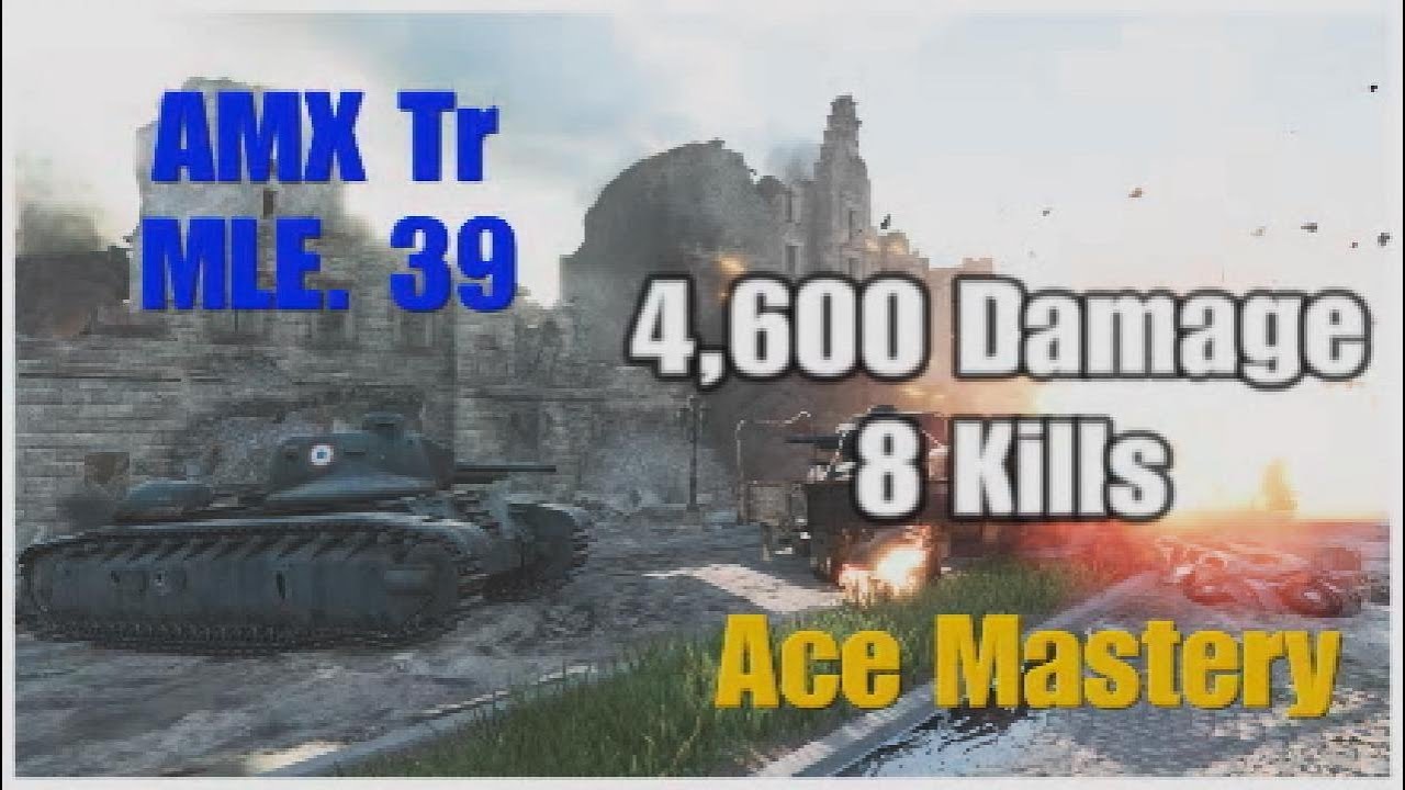 AMX Tracteur C MLE. 1939 - 4,600 Damage 8 Kills | WoT Console