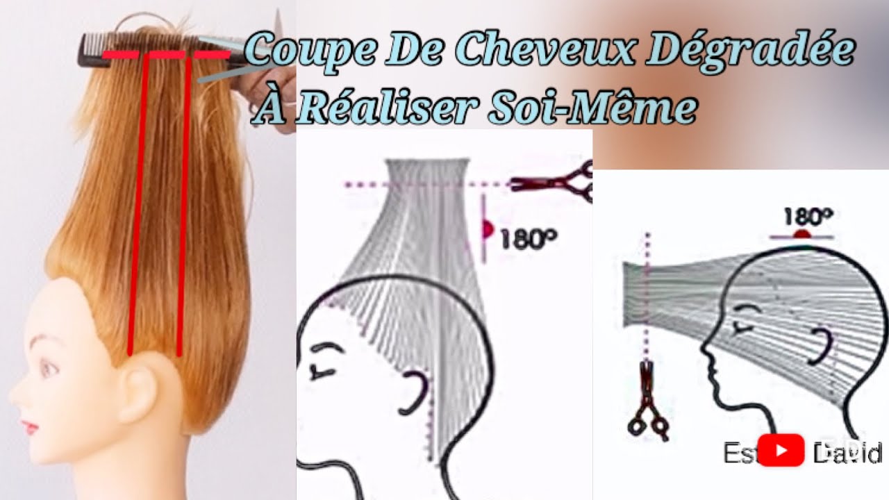 Réaliser une coupe de cheveux en dégradé soi-même 🇫🇷