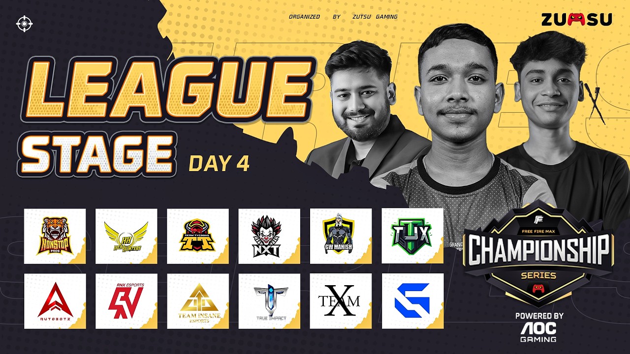 League Stage D4: Championship Series | Powered By AOC | Tech Partner Spinbot Ft. ng, hh, and more