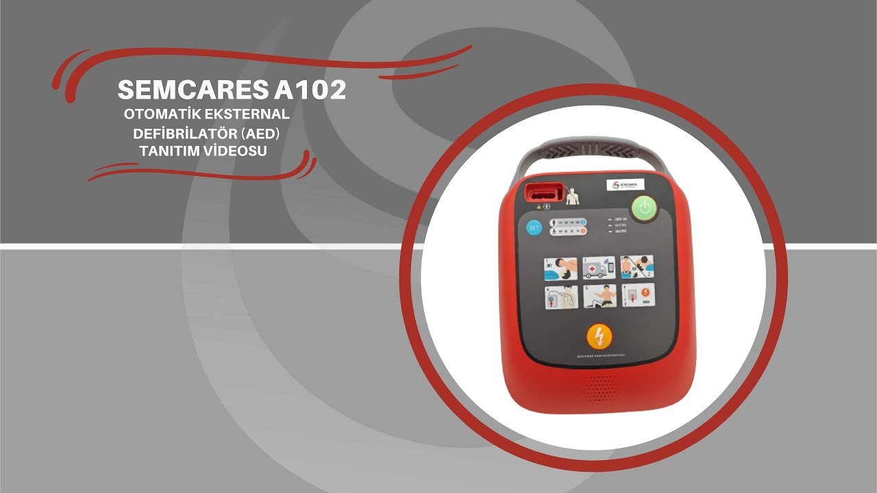 SEMCARES A102 OTOMATİK EKSTERNAL DEFİBRİLATÖR (AED) CİHAZI KULLANIM VİDEOSU