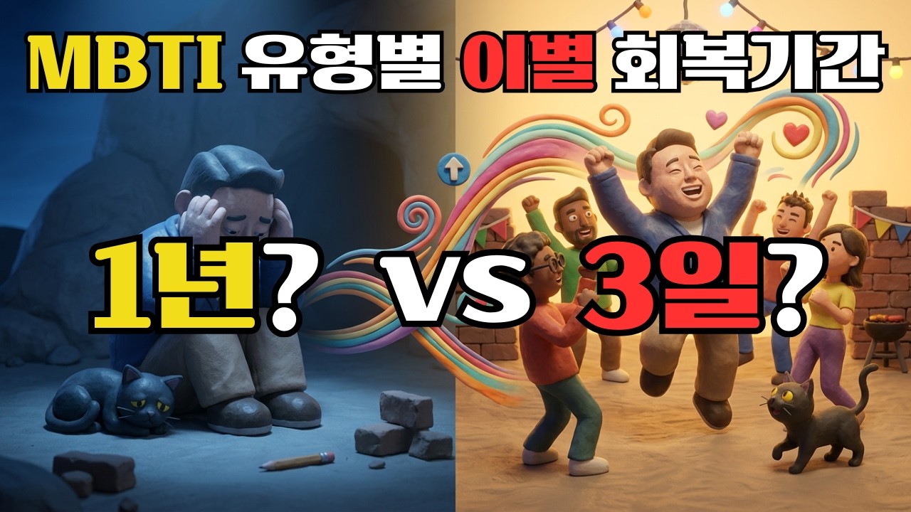 MBTI별 이별 후 뇌 변화, 당신의 타입은 얼마나 오래 아플까?