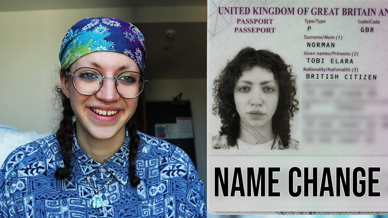 Changing my name again... (Non-binary Edition) || UK DEED POLL & PASSPORT