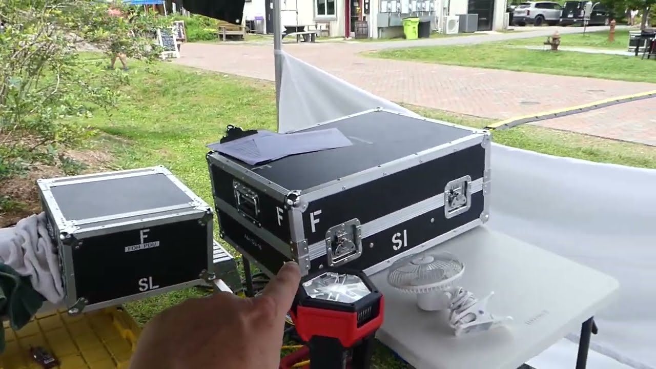 Sound system setup using an A&H QU-16 for 