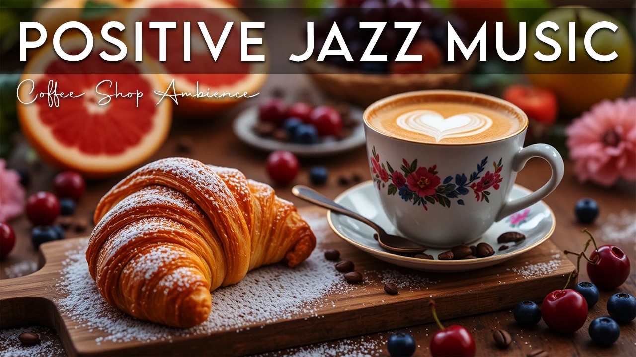 Positive Jazz Music ☕ Bossa Nova instrumental for Stress Relief, Great Moods and Happy Moods