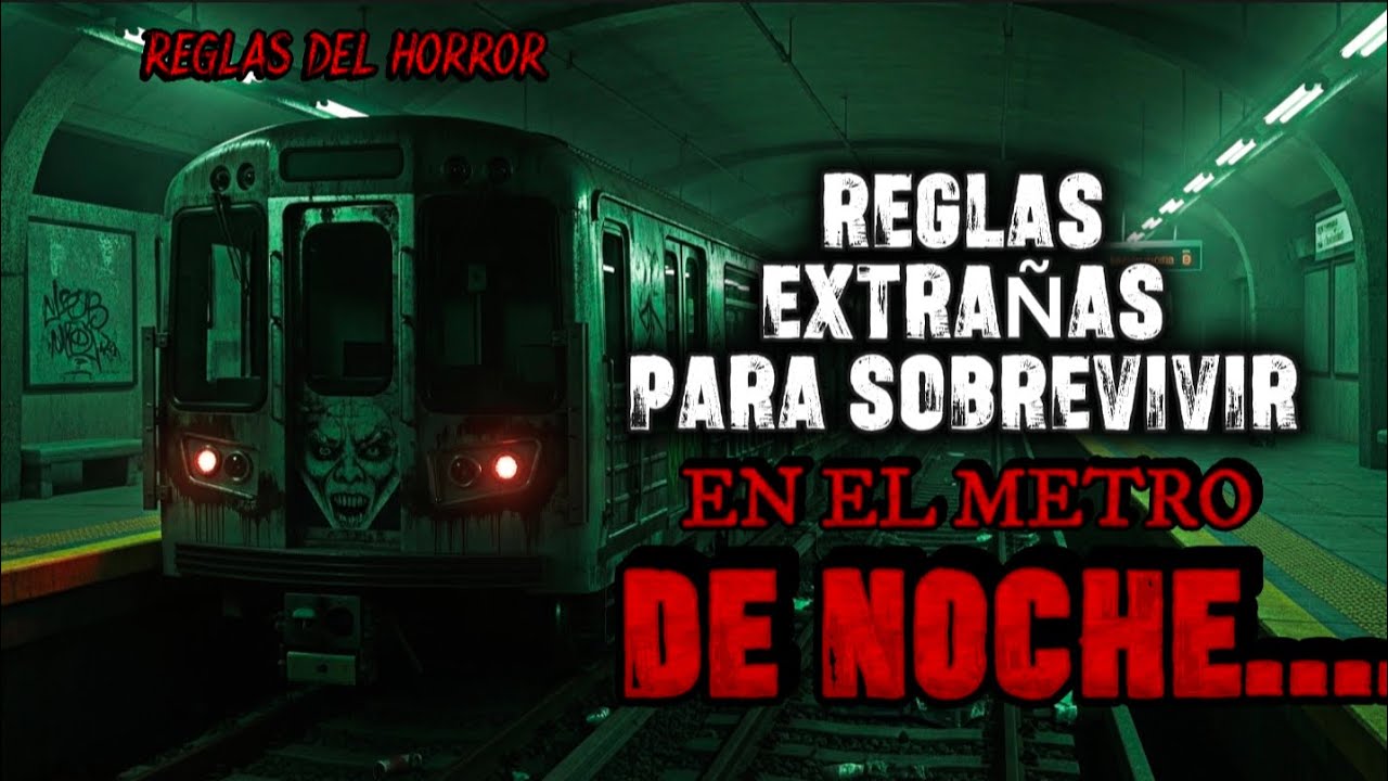 🔴REGLAS EXTRAÑAS QUE DEBES SEGUIR EN EL METRO DESPUÉS DE LA MEDIANOCHE 🚇⚠️💀