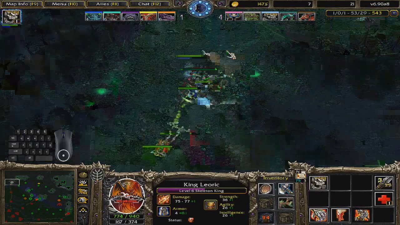 APRENDE A CARREAR CON SKELETON KING EN TORNEOS