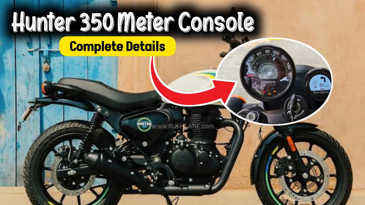 Hunter 350 Meter Console Complete Details | Shailesh Rathour Vlogs