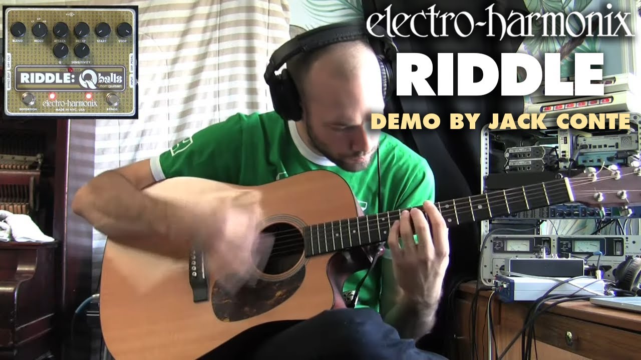 Фильтр огибающей Electro-Harmonix Riddle для гитары (демонстрация Джека Конте)
