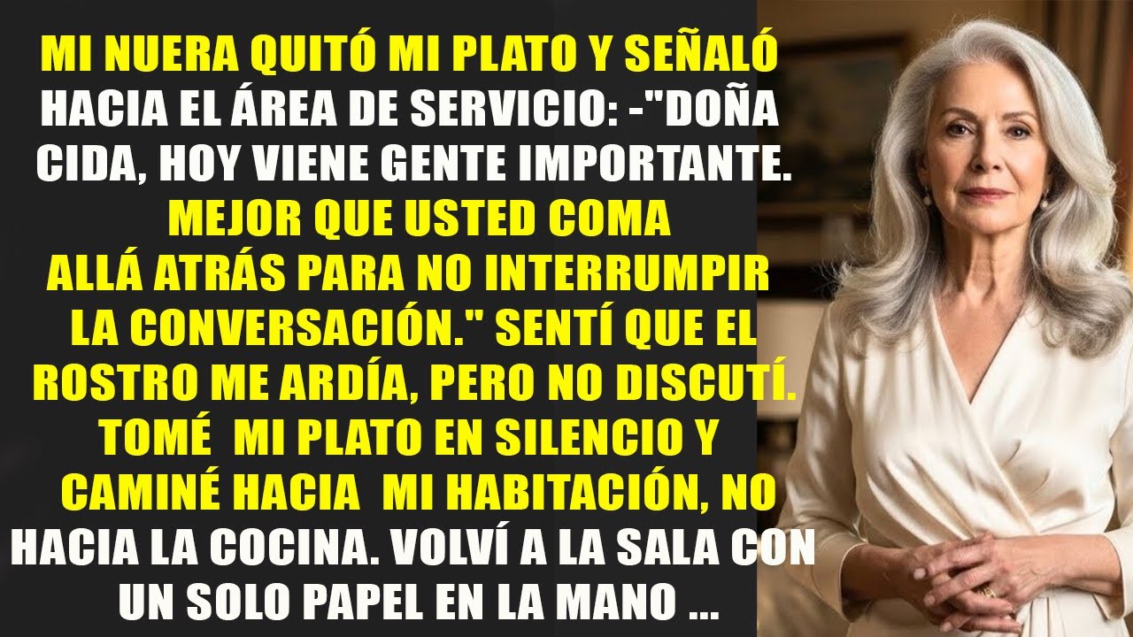 Me mandó al área de servicio para no “interrumpir”… volví con un solo papel y se atragantó