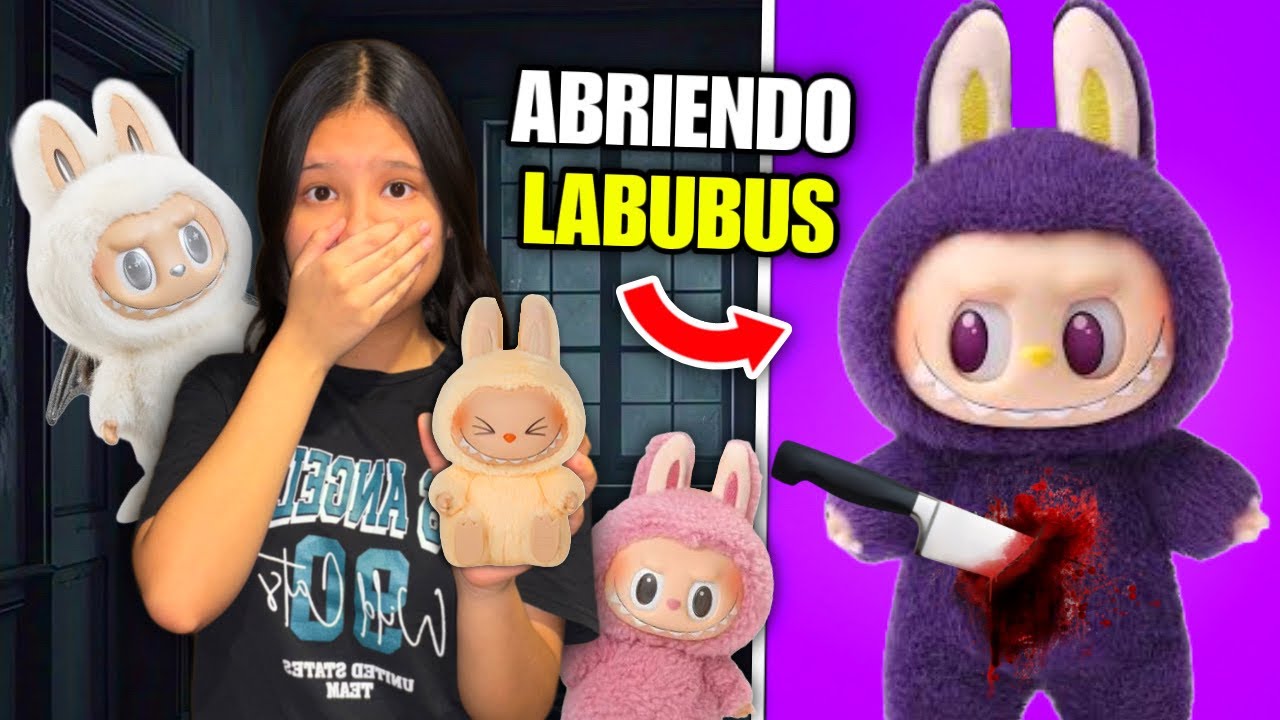 ABR&Iacute; LOS LABUBUS M&Aacute;S ATERRADORES *MASCOTAS DEL D1ABLO*😱|Regina MH
