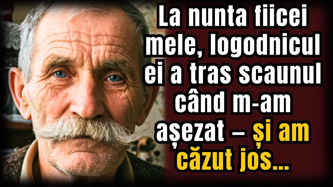 La nunta fiicei mele, logodnicul ei a tras scaunul când m-am așezat — și am căzut jos… | Povești