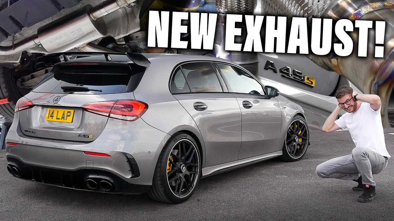 Установил НОВУЮ ВЫХЛОПНУЮ СИСТЕМУ на мой 500-сильный A45S AMG!