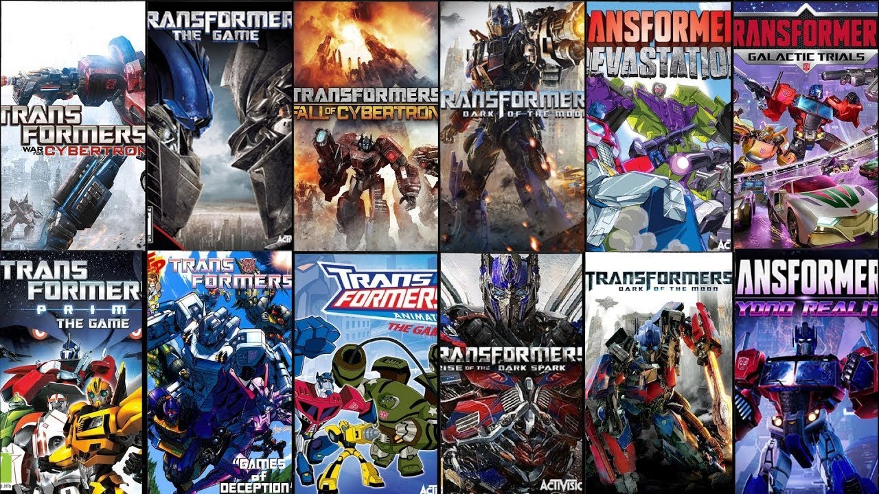 The Evolution of Transformers Games (1985–2025)