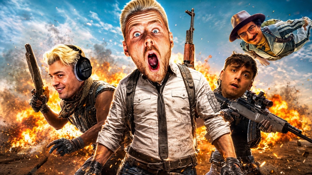 REWI, PAPAPLATTE, KROKO & RUMATHRA RASIEREN in PUBG! | Uncut