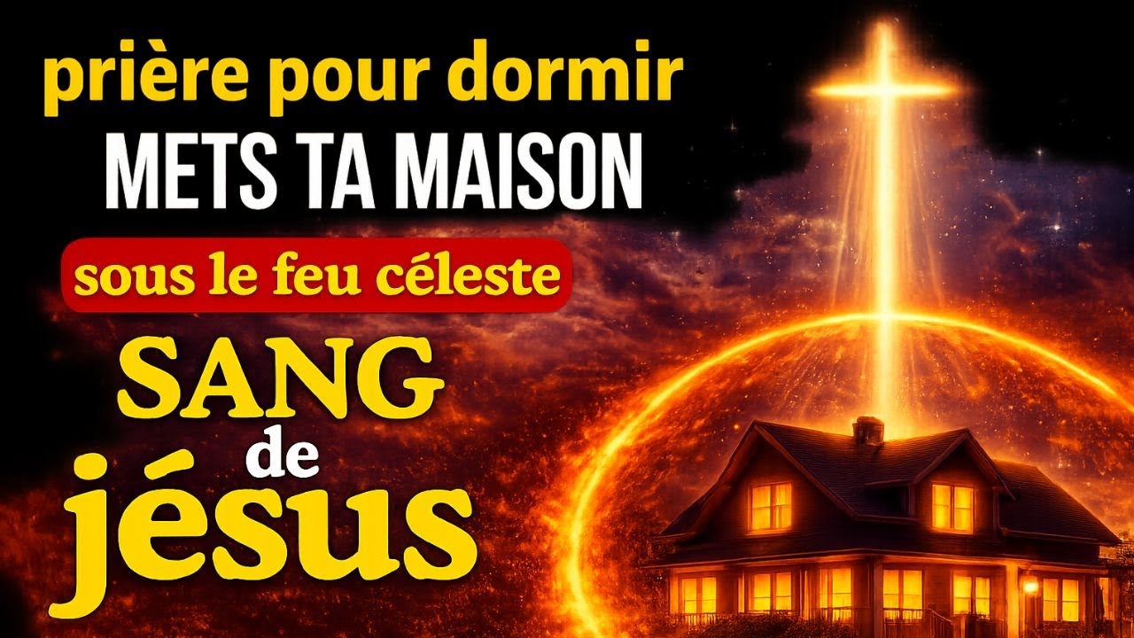 🔥 INVOQUE LE SANG DE JÉSUS sur 🔴TA MAISON et TA FAMILLE | couvert PAR le FEU céleste 🔥