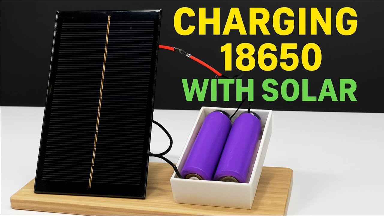 How to make a Lithium Battery Charger | Solar Charger | Free!!