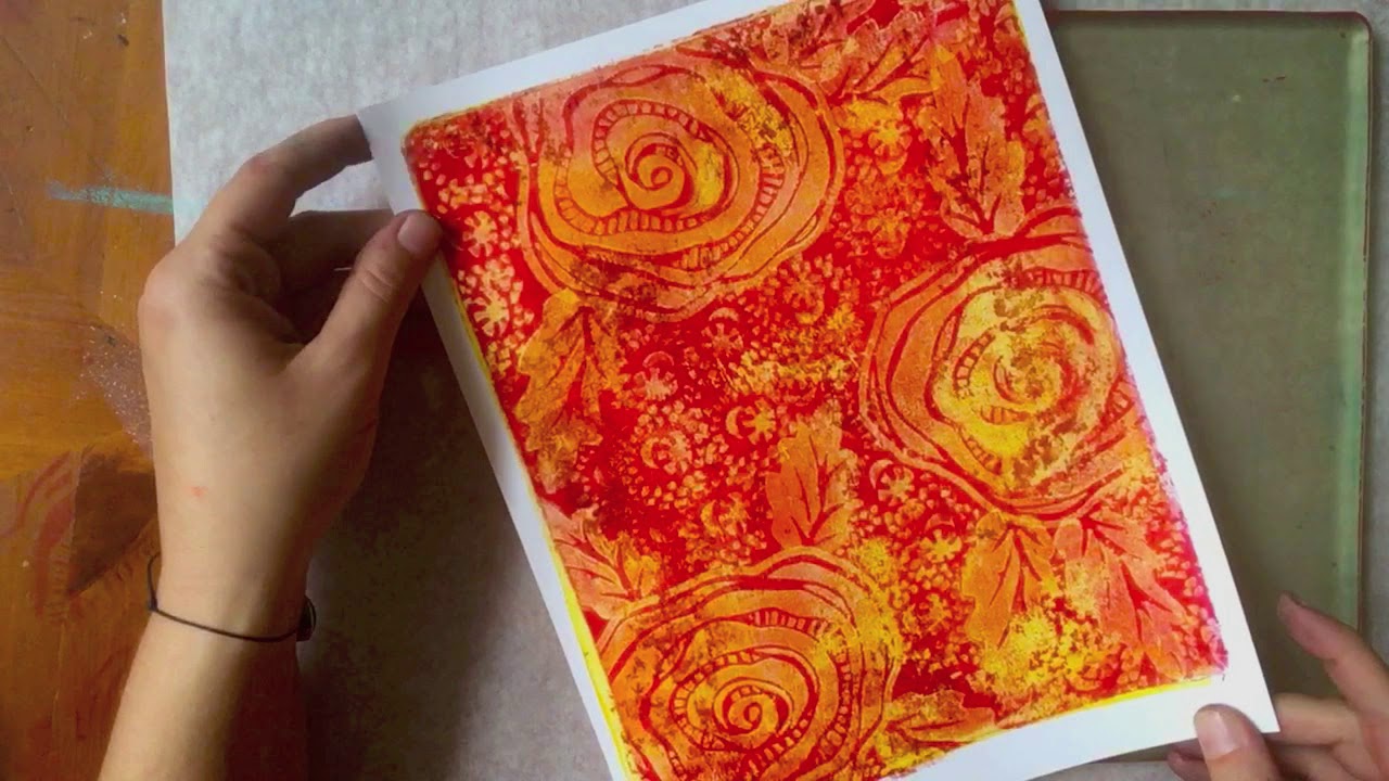 Gelli Arts® Artist Video - Background Basics (with ArtFoamies)