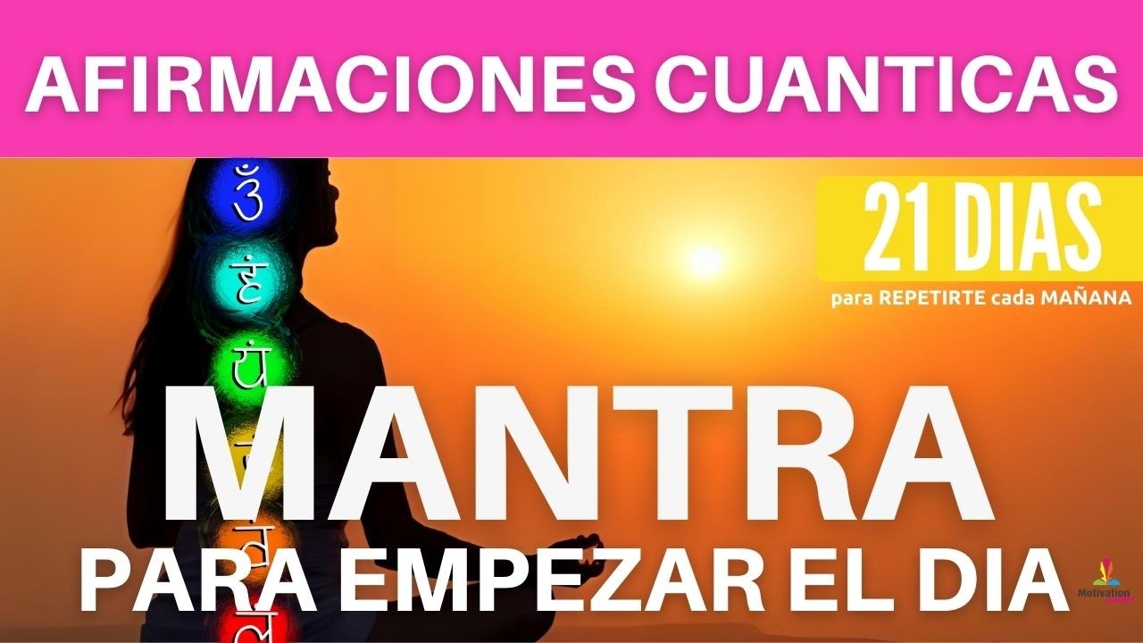 ☀️ DECRETOS de la MAÑANA para REPETIR durante 21 DIAS para COMENZAR el DIA con ENERGIA en POSITIVO
