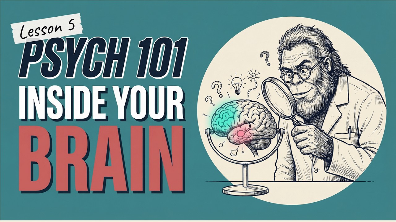 A Tour of Your Brain (Why You Procrastinate & Can't Think Under Pressure)