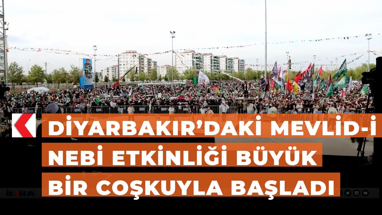 Diyarbakır’daki Mevlid-i Nebi etkinliği büyük bir coşkuyla başladı