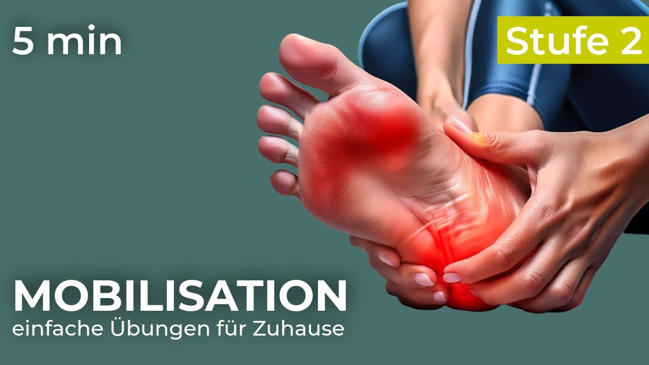 Fu&szlig; Zehen und Unterschenkel Mobilisation ➡️ einfache &Uuml;bungen f&uuml;r Zuhause