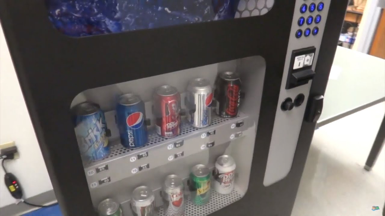 Demo of a Newer Soda Machine