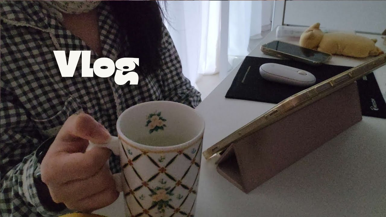 [ VLOG ] 화석 복학생의 개빡센 개강 첫주 | 목감기 • 팀플 • 과제 한 스푼