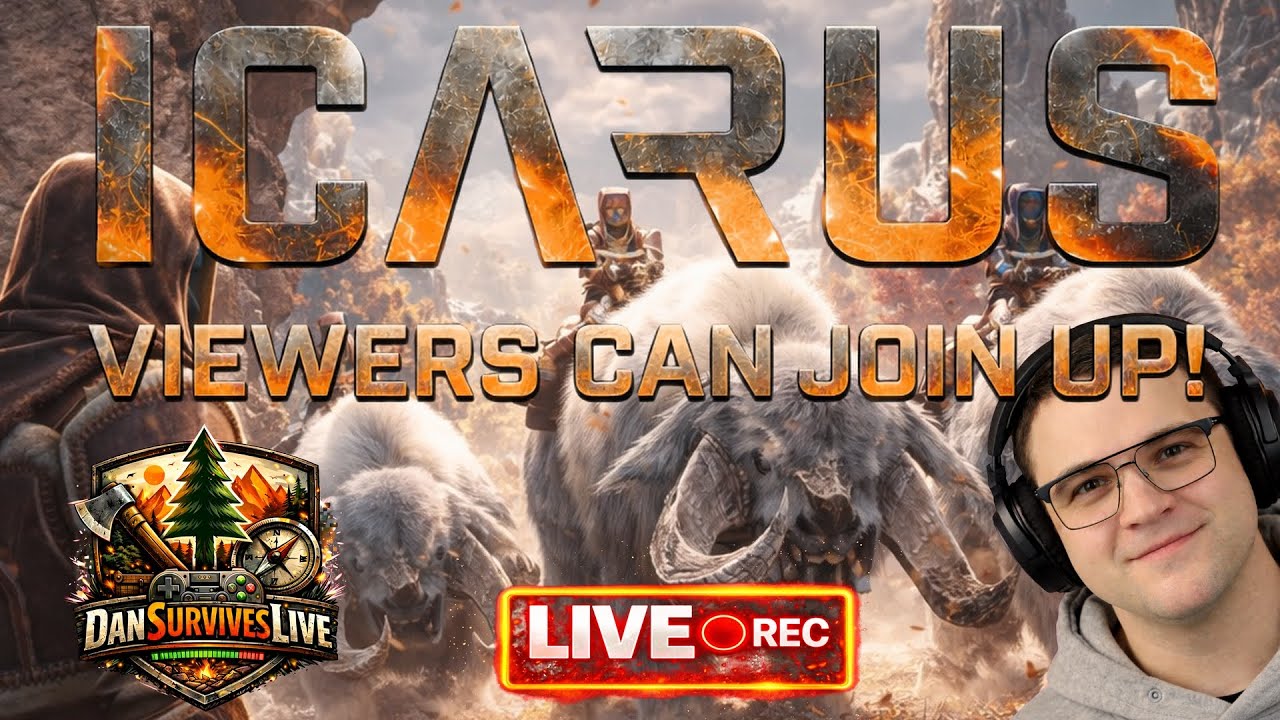 🔥 ICARUS LIVE – Viewers Can Join! | Hard Mode Elysium | No DLC Required | Lt. Dan EP.3 🔥