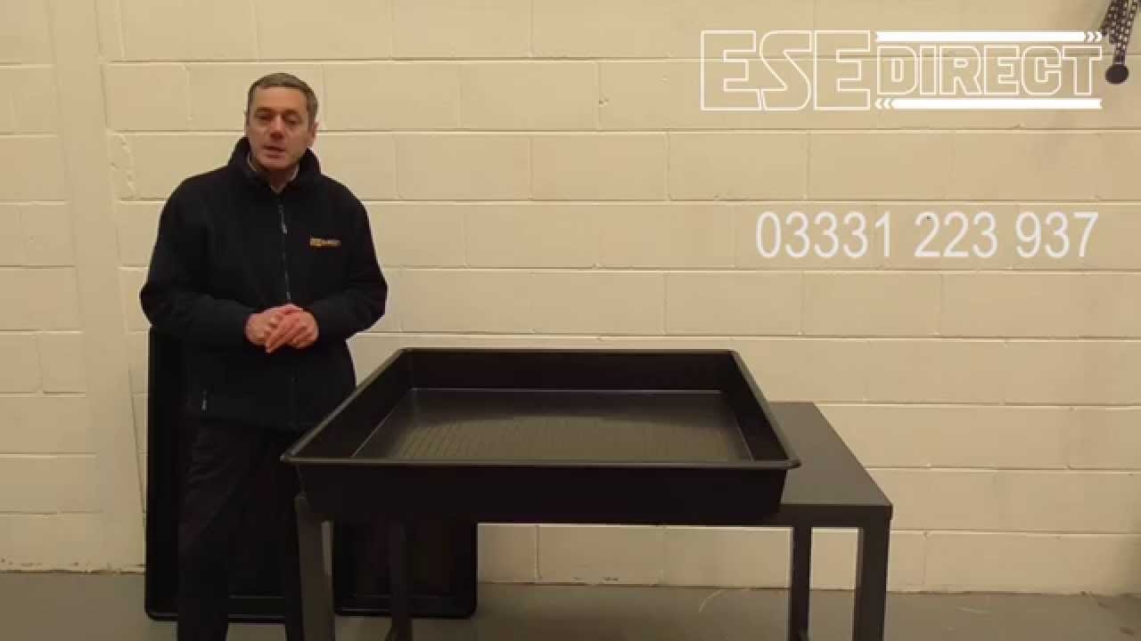 Plastic drip trays - great at catching drips! demo