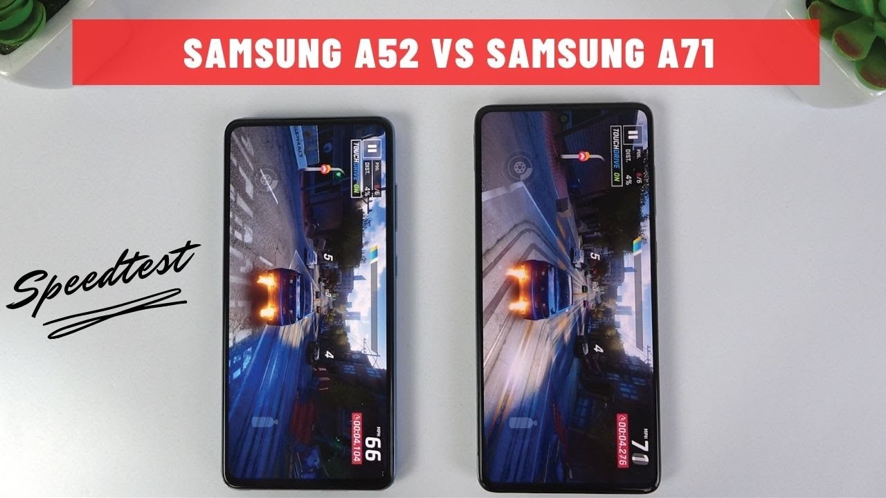 Samsung Galaxy A52 vs Samsung Galaxy A71 | Video test Display, SpeedTest, Camera Comparison