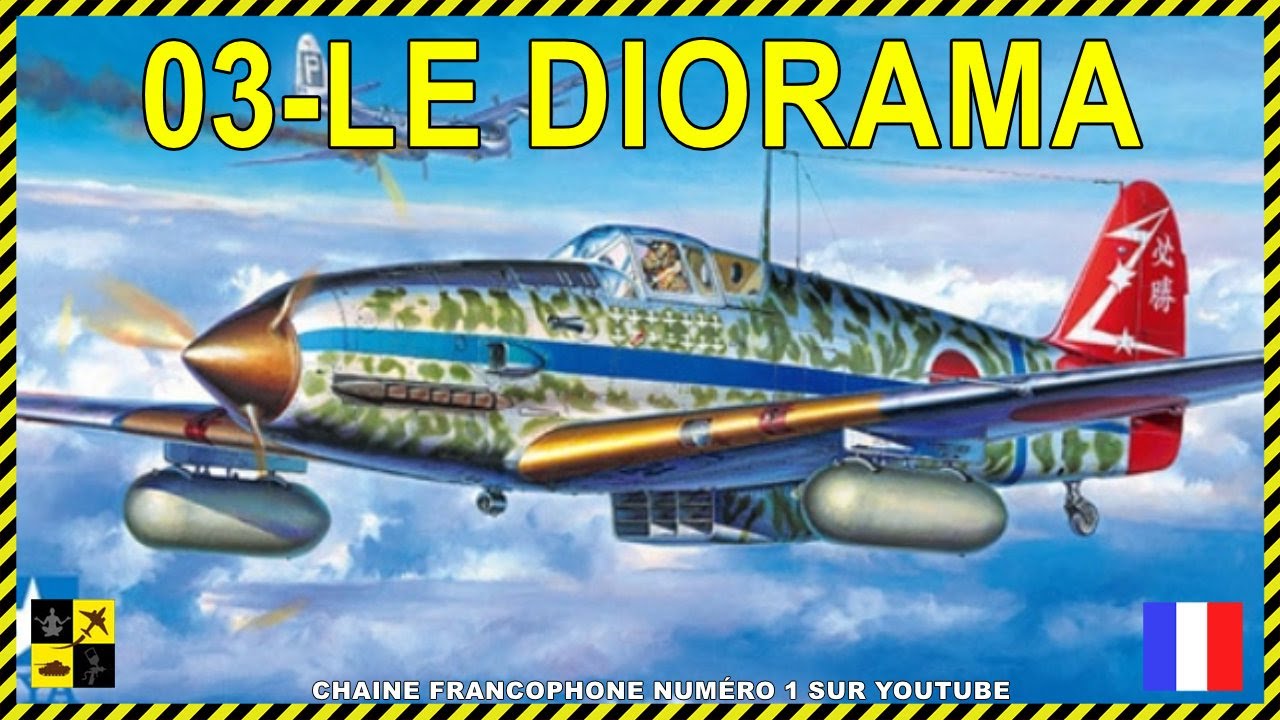▶️ Maquette du Ki-61 Hien - Partie 3 Le Diorama
