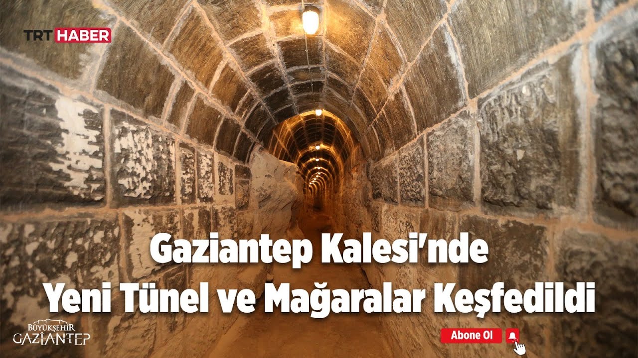 #Gaziantep Kalesi'nde Keşfedilen Tünel Ve Mağaralar  😮 🏰 📺  @trthaber ​