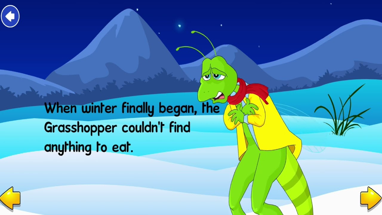 قصة النملة والجرادة - The story of the ant and the grasshopper