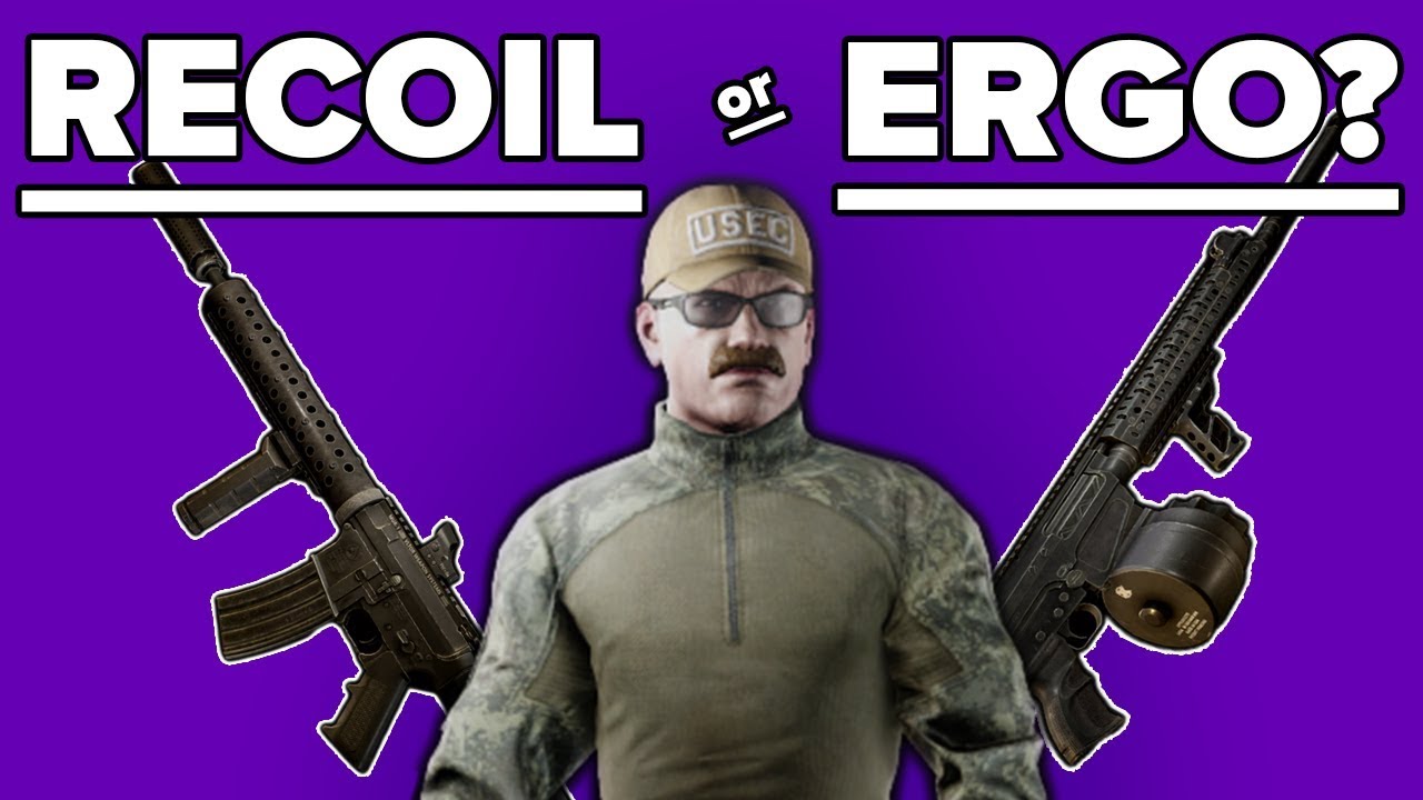 Ergonomics, Recoil, and Weapon Modding || Escape from Tarkov Science