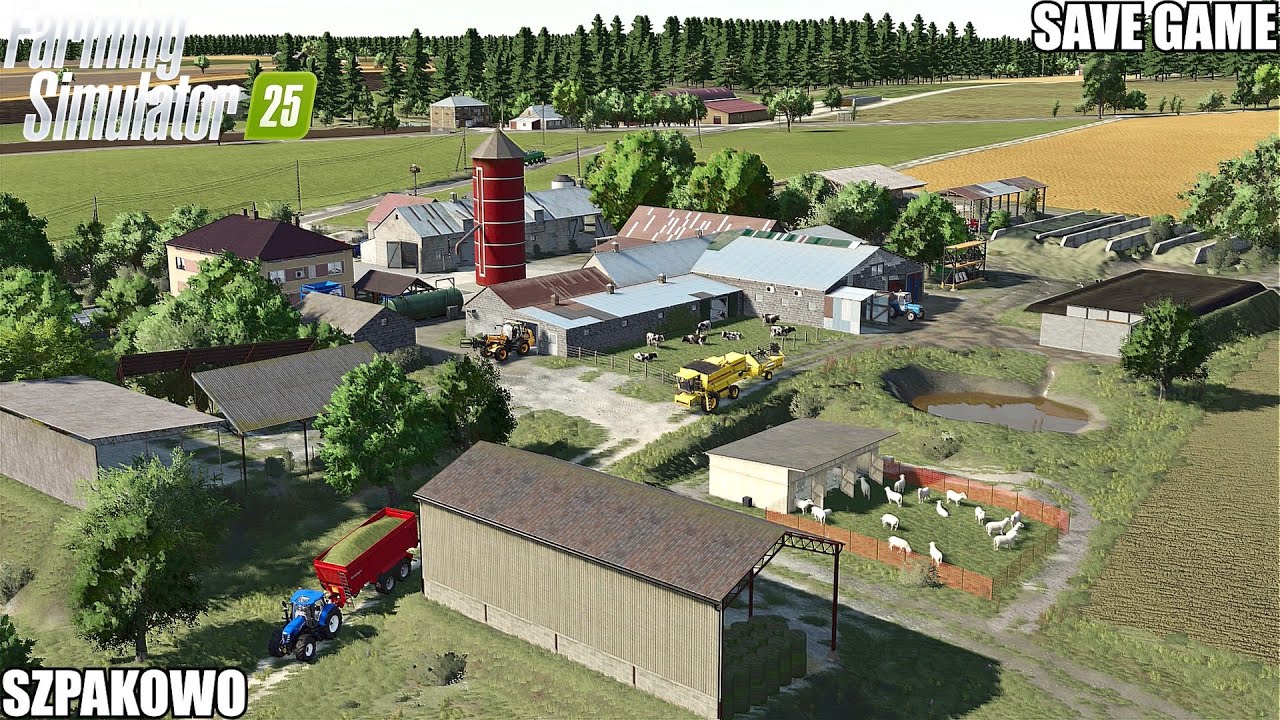 Save Game | SZPAKOWO | Farming Simulator 25 | V1