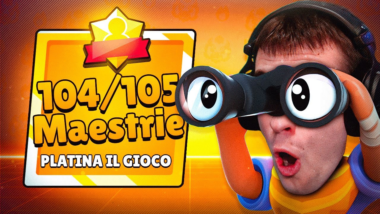 FINISCO TUTTE le MAESTRIE di BRAWL STARS ITA!!