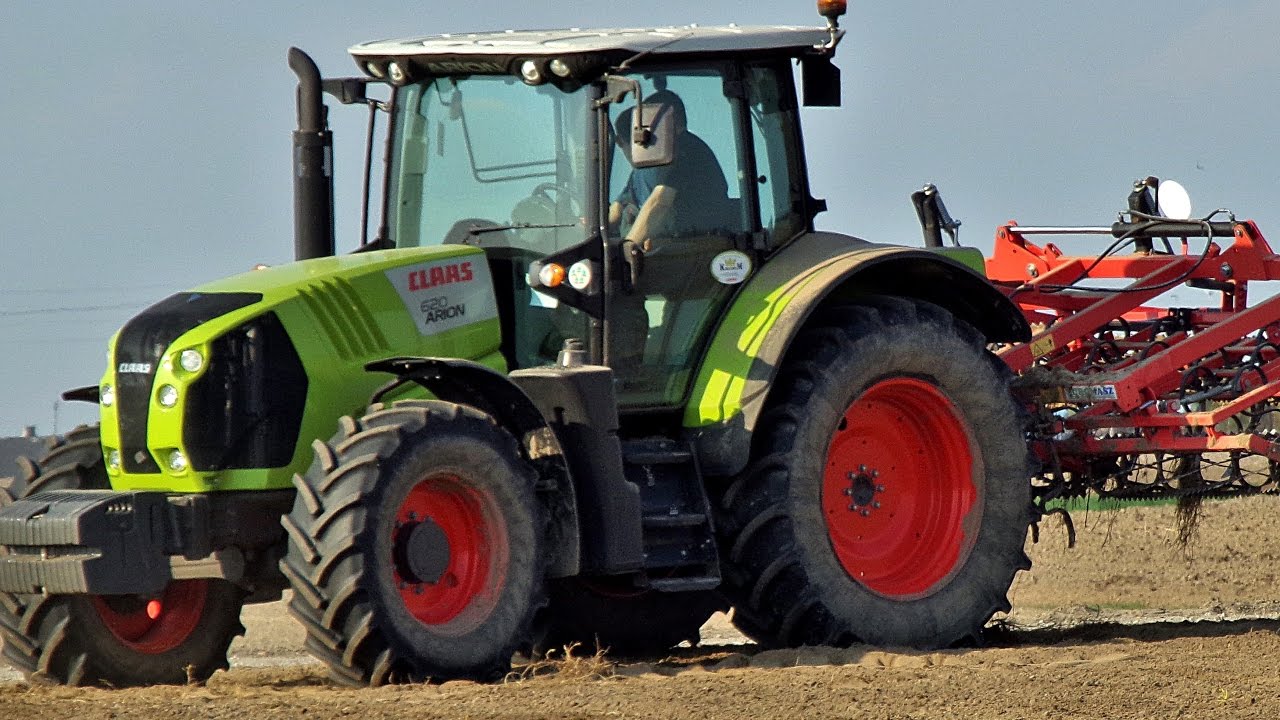 ㋡TESTY CLAAS Arion 620㋡|| GR SIECIŃSKI|| Wiosna 2017||  Agregatowanie