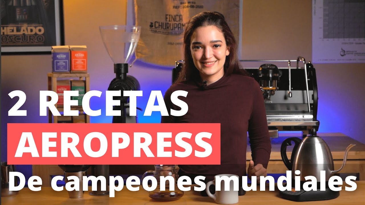 2 recetas de Aeropress creadas por campeones mundiales