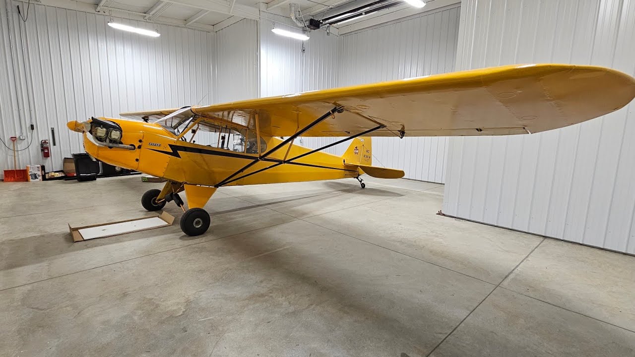 1946 Piper J3 Cub First Flight