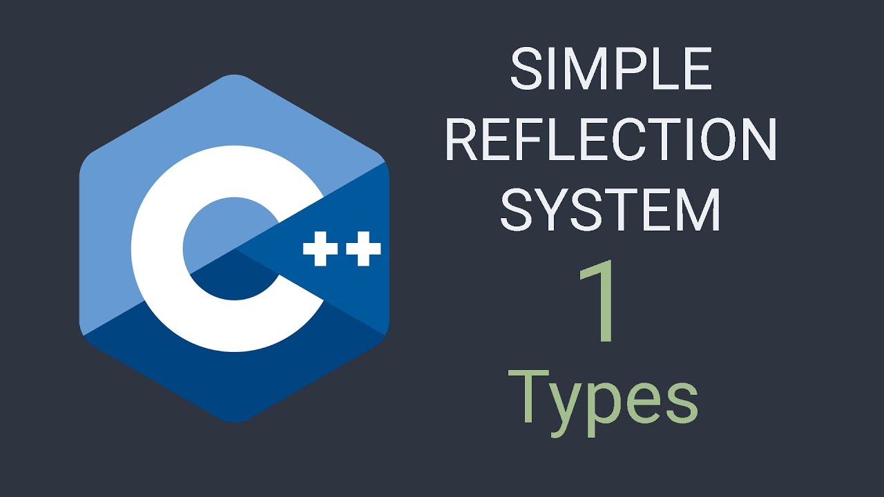 Types | C++ Simple Customizable Reflection System Tutorial | Part 1