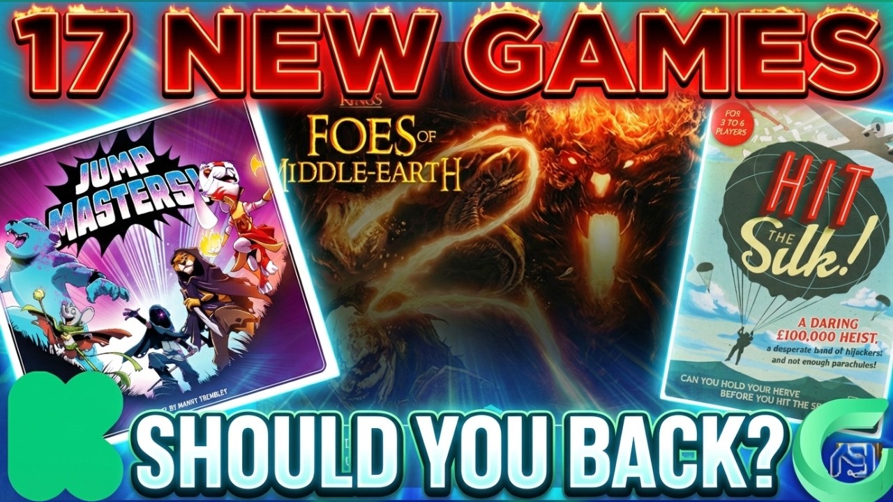 17 NEW GAMES! February's Latest NEW Crowdfunding Games To KNOW!