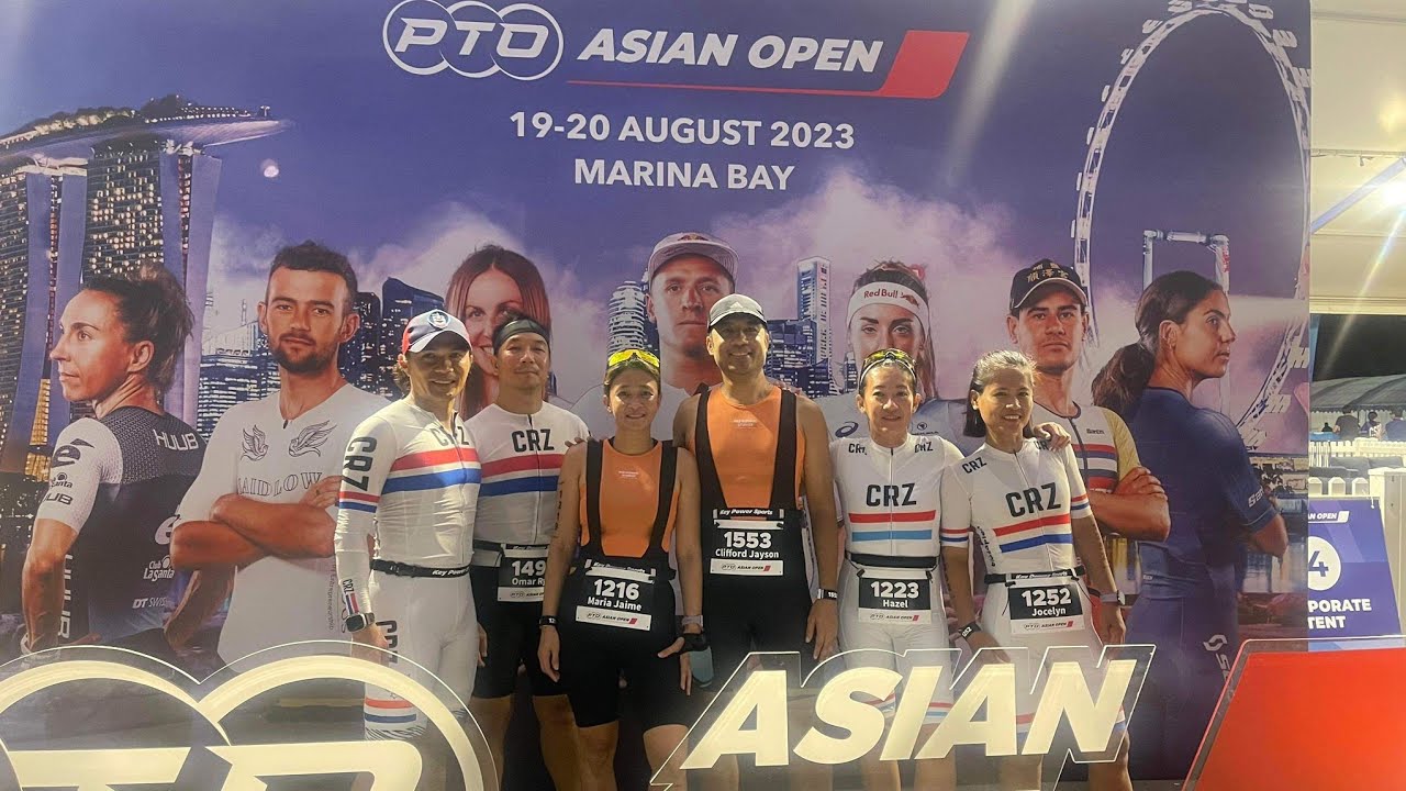 2023 PTO Asian Open Standard Duathlon Bike Course | Singapore | Benjamin Sheares Bridge