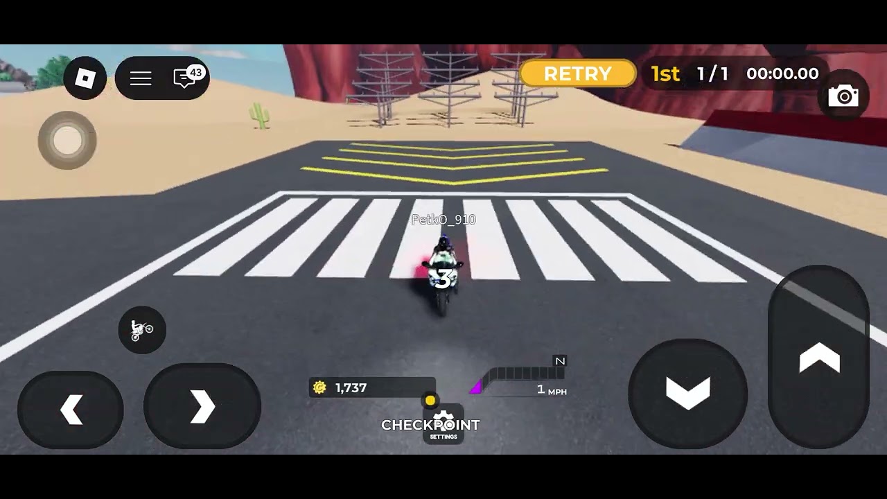 I played moto world in Roblox 
