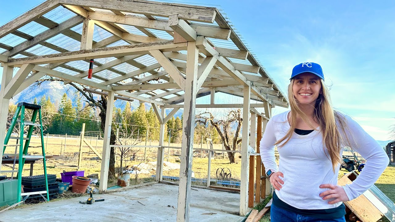 Turning an Old Shed into a Greenhouse Pt. 1 