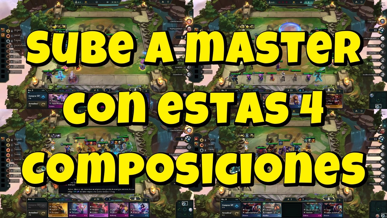 4 Mejores Composiciones en el set 16 de TFT PARCHE 16.5