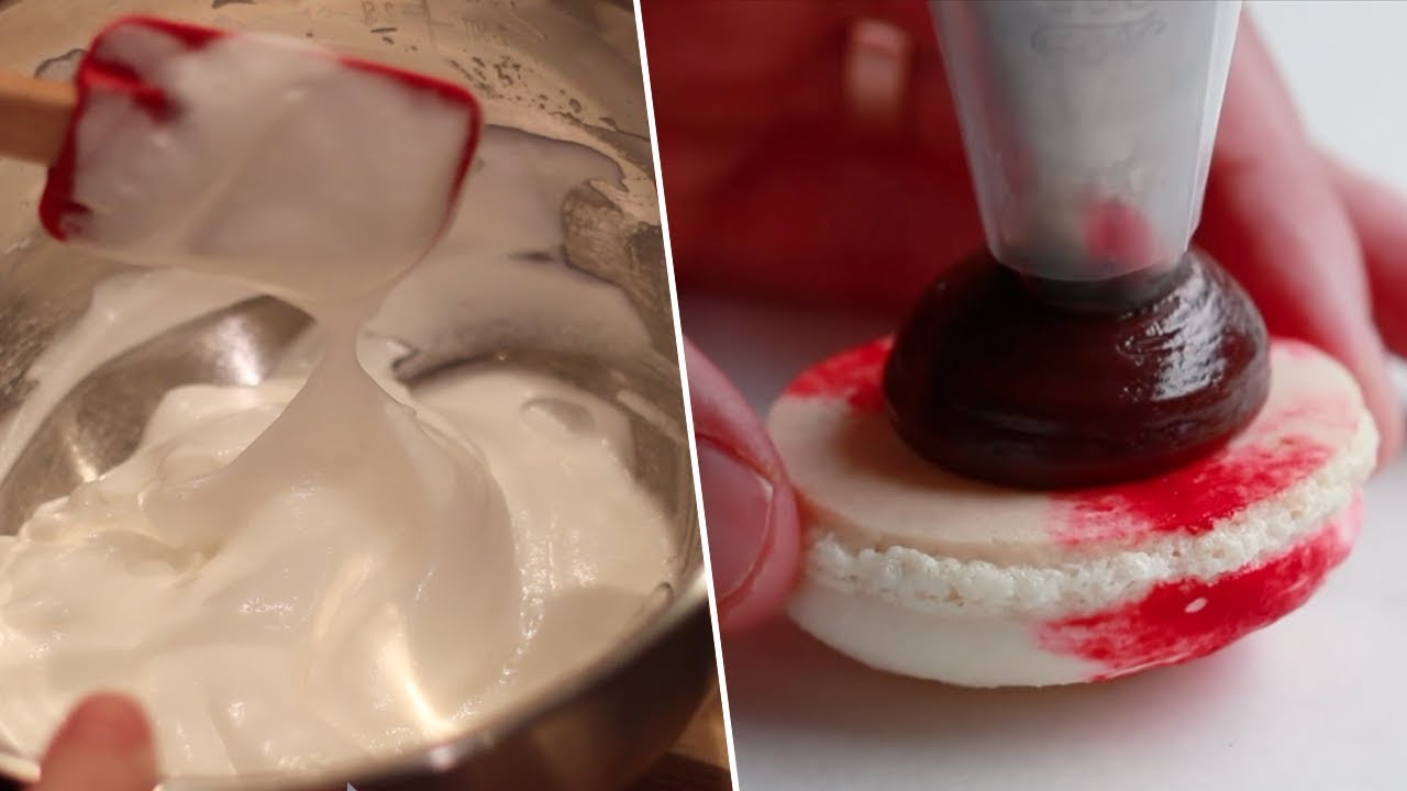 Peppermint Macarons- Buzzfeed Test #151