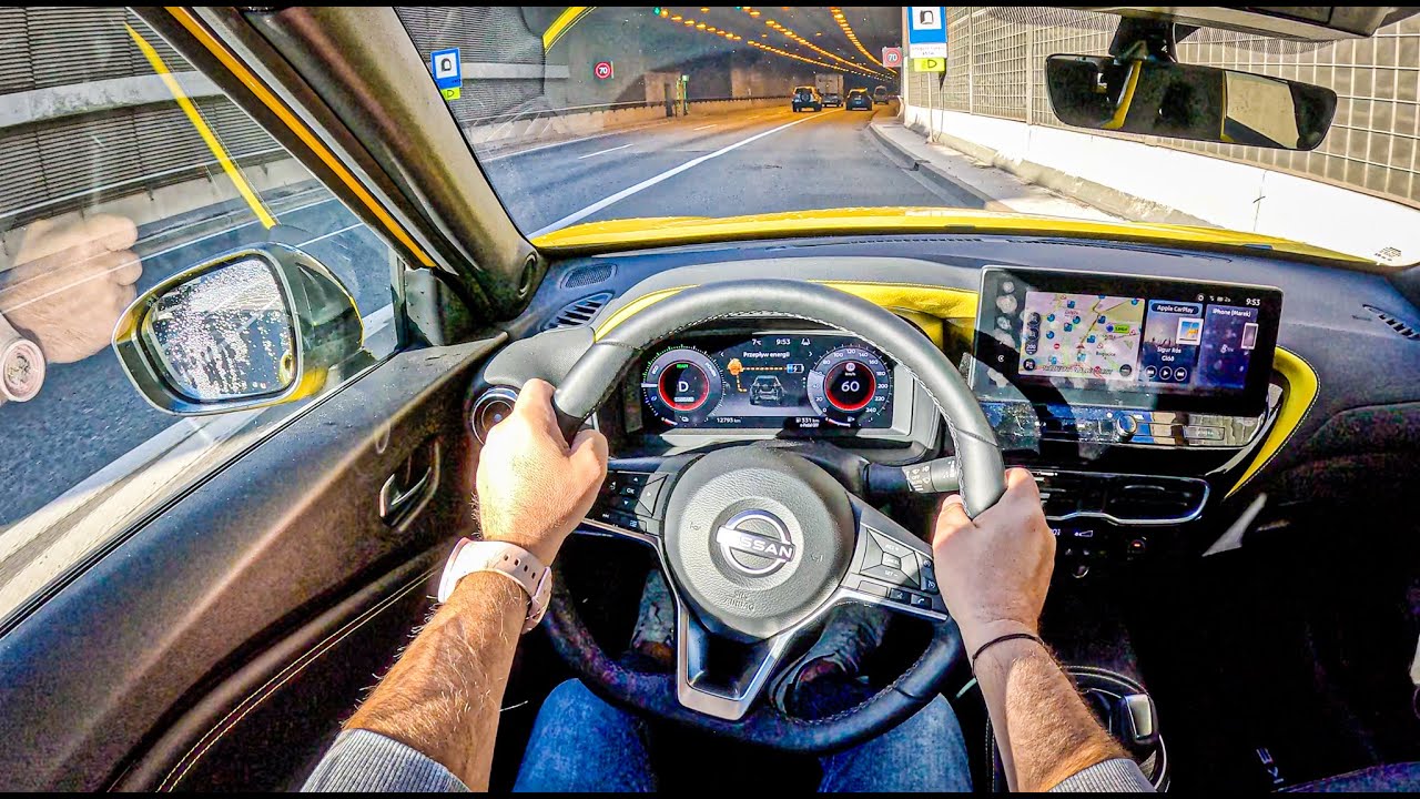 NEW Nissan Juke N-Design 2025 (1.6 Hybrid 143 hp) | POV Test Drive #2229 Joe Black
